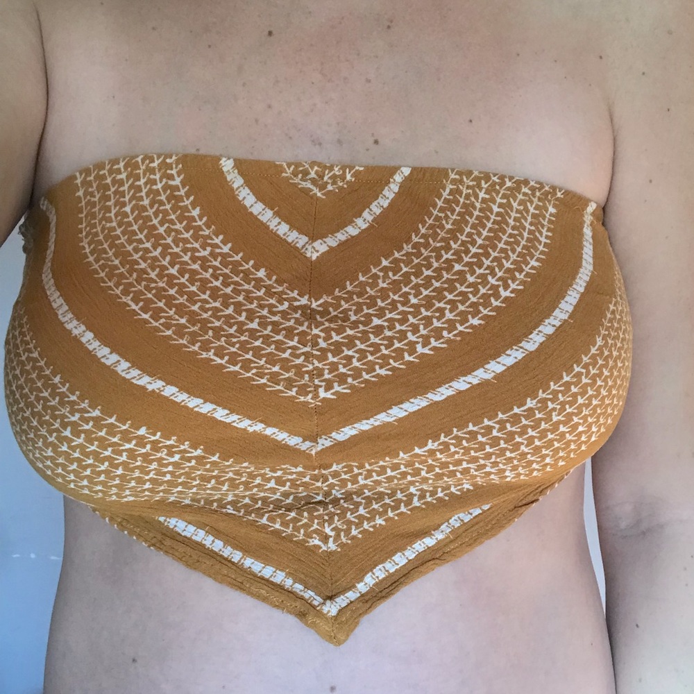 Boho bandana style tie top